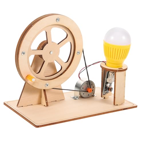 CORHAD 1 Set Holzgenerator Easy Assembly Manual Generator Kids Bildungsspielzeug Kinderspielzeug von CORHAD
