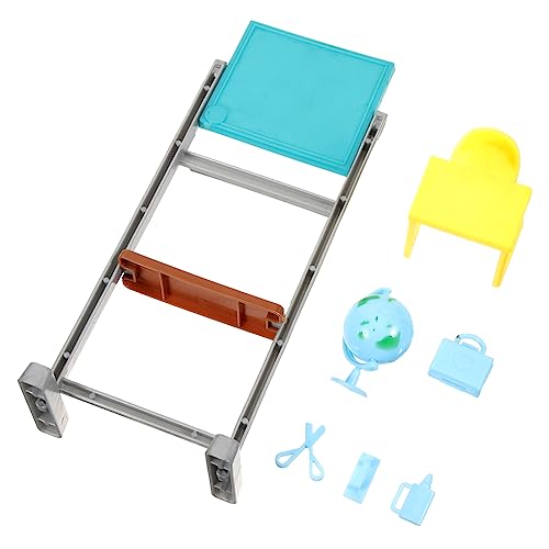 CORHAD Miniatur-kreidetafel-schreibtischmodell Zum Basteln 16 cm Großes Puppenhausmodell Mini-klassenzimmerbedarf Für Jungen Und Mädchen CORHAD Miniatur-kreidetafel-schreibtischmodell Zum Basteln 16 cm Großes Puppenhausmodell Mini-klassenzimmerbedarf Für Jungen Und Mädchen von CORHAD