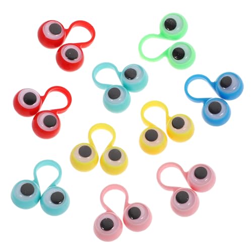 CORHAD 10 STK fingerkuppen Augen Inger lustiges Spielzeug Augapfelfinger- Spielzeug Monster Ringe Smart-Ring Lernspielzeug Fingerpuppen Weihnachten Füllstoff die Preis- Kind Geschenk von CORHAD