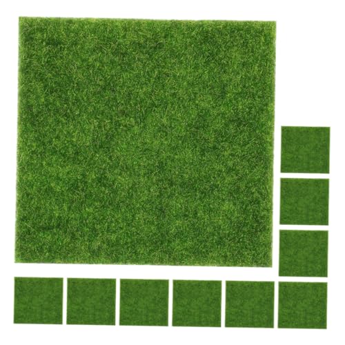 CORHAD 10 Stück Teiliges Künstlicher Moosrasen Realistische Lebensechte Fake Turf Grasmatte für Miniaturgärten DIY Dekoration Garten und Bonsai Ornament Wetterfest und Vielseitig CORHAD 10 Stück Teiliges Künstlicher Moosrasen Realistische Lebensechte Fake Turf Grasmatte für Miniaturgärten DIY Dekoration Garten und Bonsai Ornament Wetterfest und Vielseitig von CORHAD