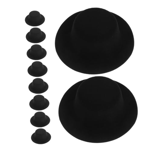 CORHAD 10 Stück Teiliges Mini Kleine Schwarze Top Hats für DIY Bastelprojekte Haustierkostüm und Puppendekoration Elegante Mini Hüte für Weihnachtsfeiern und Festliche Anlässe CORHAD 10 Stück Teiliges Mini Kleine Schwarze Top Hats für DIY Bastelprojekte Haustierkostüm und Puppendekoration Elegante Mini Hüte für Weihnachtsfeiern und Festliche Anlässe von CORHAD