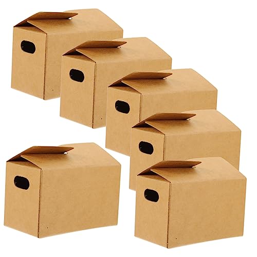 CORHAD 10 Stück Teiliges Mini Verpackungskarton Modell aus Kraftpapier Realistisch Gestaltetes Puppenhaus Dekorationsset DIY Bastelset für Miniaturmöbel CORHAD 10 Stück Teiliges Mini Verpackungskarton Modell aus Kraftpapier Realistisch Gestaltetes Puppenhaus Dekorationsset DIY Bastelset für Miniaturmöbel von CORHAD