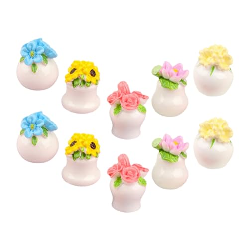 CORHAD 10 Stück Teiliges Miniatur Bonsai Künstliche Mini Pflanzen im Topf Realistische Miniatur Bonsai Garten Deko Vielseitige Mini Blumenarrangements für Puppenhaus DIY CORHAD 10 Stück Teiliges Miniatur Bonsai Künstliche Mini Pflanzen im Topf Realistische Miniatur Bonsai Garten Deko Vielseitige Mini Blumenarrangements für Puppenhaus DIY von CORHAD