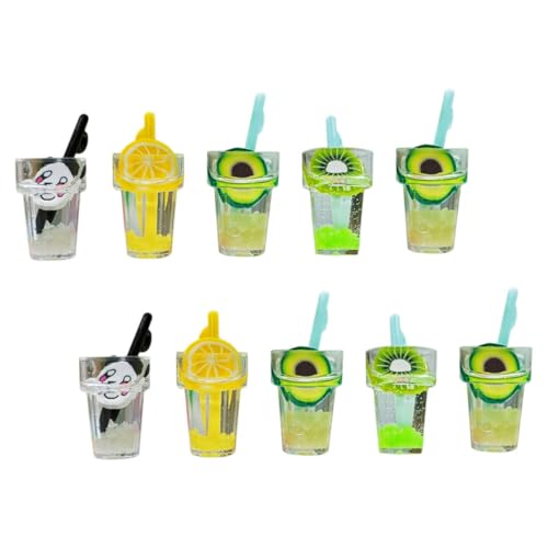 CORHAD 10 Stück Teiliges Miniatur getränkeset aus Kunststoff Realistische Puppenhaus deko Vielseitiges Puppenhaus zubehör Farblich Gemischt Bruchsicher und Detailreich für Kreative CORHAD 10 Stück Teiliges Miniatur getränkeset aus Kunststoff Realistische Puppenhaus deko Vielseitiges Puppenhaus zubehör Farblich Gemischt Bruchsicher und Detailreich für Kreative von CORHAD