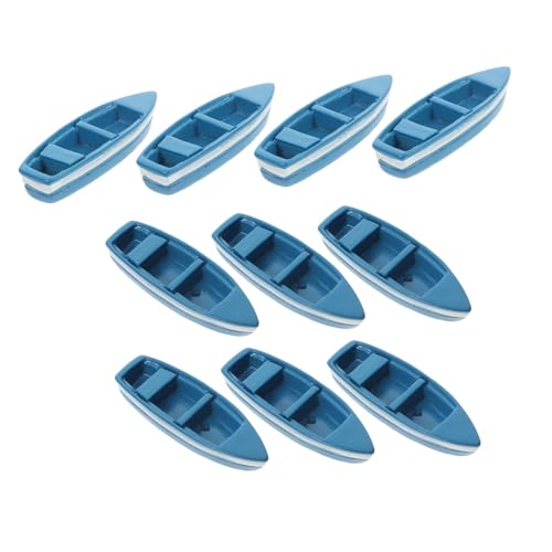 CORHAD 10 Stück Teiliges Miniatur kanu aus Resin Nautische Yacht Dekoration für Feengarten und Küstenstil Realistisch Gestaltete Miniaturboote zur Display Landschaftsgestaltung CORHAD 10 Stück Teiliges Miniatur kanu aus Resin Nautische Yacht Dekoration für Feengarten und Küstenstil Realistisch Gestaltete Miniaturboote zur Display Landschaftsgestaltung von CORHAD