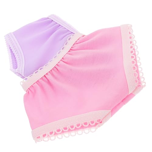 CORHAD 10 Stück Teiliges Puppenunterwäsche Leichtem Polyesterstoff Mehrfarbige Spitzenpanties Puppen Wiederverwendbar Strapazierfähig Perfektes Puppenzubehör für Puppenkleidung von CORHAD