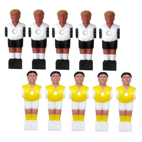 CORHAD 10 Stück Teiliges Tischfußball Figuren aus Widerstandsfähigem Harz Ersatz Fußballspieler für Standard Kickerstangen Farbige Langlebige Kickerfiguren für Tischfußball Zubehör CORHAD 10 Stück Teiliges Tischfußball Figuren aus Widerstandsfähigem Harz Ersatz Fußballspieler für Standard Kickerstangen Farbige Langlebige Kickerfiguren für Tischfußball Zubehör von CORHAD