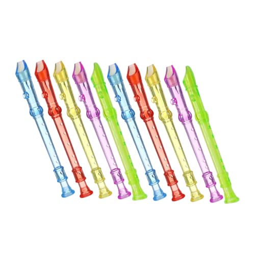 CORHAD 10 Stück Teiliges Transparente Recorder aus Kunststoff Leichtes Mini Musikinstrument für Anfänger für Schule und Musikförderung CORHAD 10 Stück Teiliges Transparente Recorder aus Kunststoff Leichtes Mini Musikinstrument für Anfänger für Schule und Musikförderung von CORHAD
