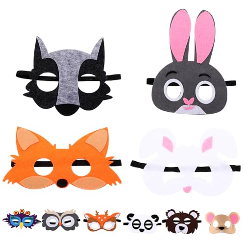 CORHAD Affenmaske Tiermasken Erwachsene 10 Stück Tiermaske Dekoration Partymaske Tiermaske Für Festival Halloween Maske Waldtier Maskerademaske Japanische Maske Dschungeltiermaske Vliesstoff CORHAD Affenmaske Tiermasken Erwachsene 10 Stück Tiermaske Dekoration Partymaske Tiermaske Für Festival Halloween Maske Waldtier Maskerademaske Japanische Maske Dschungeltiermaske Vliesstoff von CORHAD