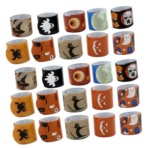 CORHAD 100 Stück Halloween Klatscharmband Slap Bracelet Bulk mit Sicheren Materialien für Party Gastgeschenke Mitgebsel Kindergeburtstag Jungen Mädchen Zubehör CORHAD 100 Stück Halloween Klatscharmband Slap Bracelet Bulk mit Sicheren Materialien für Party Gastgeschenke Mitgebsel Kindergeburtstag Jungen Mädchen Zubehör von CORHAD