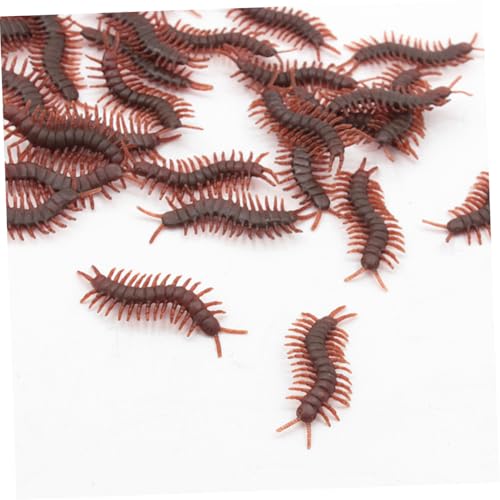 CORHAD 100 Stück Künstliche Tausendfüßler Deko PVC Langlebig Realistisch Halloween Gruselspass Scherzartikel für April Fools Party Überraschungsspiele Innen Außen CORHAD 100 Stück Künstliche Tausendfüßler Deko PVC Langlebig Realistisch Halloween Gruselspass Scherzartikel für April Fools Party Überraschungsspiele Innen Außen von CORHAD