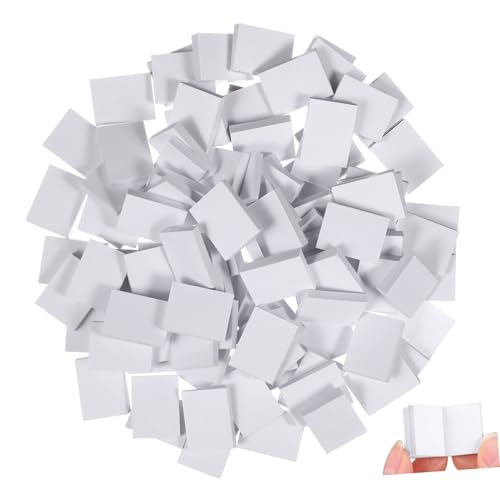 CORHAD 100 Stück Maßstab Miniatur Puppenhaus Bücher mit Aufklappbaren Seiten Realistische Leere Mini Bücher für Puppenhaus Dekoration Rollenspiel Zubehör und Bastelbedarf CORHAD 100 Stück Maßstab Miniatur Puppenhaus Bücher mit Aufklappbaren Seiten Realistische Leere Mini Bücher für Puppenhaus Dekoration Rollenspiel Zubehör und Bastelbedarf von CORHAD