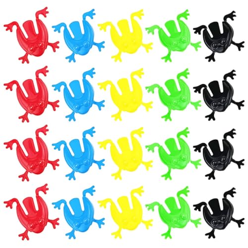 CORHAD 100 Stück Teiliges Bunte Kunststoff Hüpfende Frösche zum Fingerdruck für Kinderparty Praktisches Geruchloses Geschenk für Sicher und Umweltfreundlich CORHAD 100 Stück Teiliges Bunte Kunststoff Hüpfende Frösche zum Fingerdruck für Kinderparty Praktisches Geruchloses Geschenk für Sicher und Umweltfreundlich von CORHAD