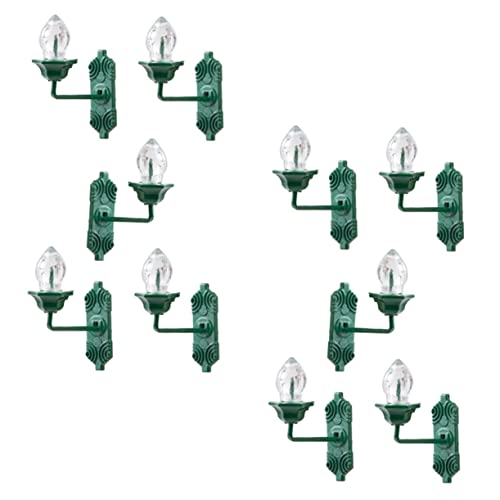 CORHAD 10Stücke Mini Wandleuchte Dekorative Lampen für Sandtisch Layouts Simulation Deko für Puppenhaus und Mini Warmes Licht Langlebig CORHAD 10Stücke Mini Wandleuchte Dekorative Lampen für Sandtisch Layouts Simulation Deko für Puppenhaus und Mini Warmes Licht Langlebig von CORHAD