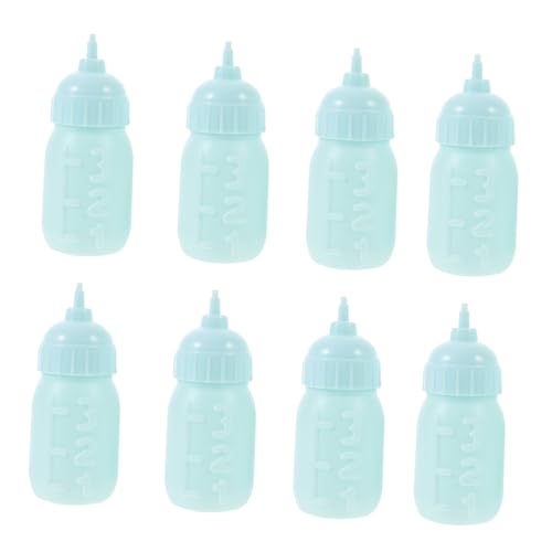 CORHAD 10pcs Miniaturpuppenmilchflaschen Mini Babypuppe Futtermittelflasche Doll House Supply von CORHAD