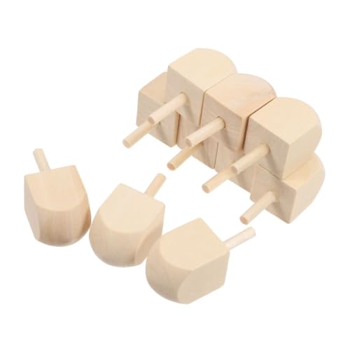CORHAD Holzdreidel in Großpackung 10 Unbemalte Kreisel Für Chanukka- Basteln Familienspiele CORHAD Holzdreidel in Großpackung 10 Unbemalte Kreisel Für Chanukka- Basteln Familienspiele von CORHAD