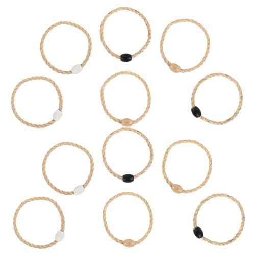 CORHAD 12 Stück Teiliges Ringwurf Spiel aus Robustem Flachsseil Vielseitig für Garten Strand und Rasen Fördert Geschicklichkeit und Familienspaß bei Kindern und Jugendlichen im Freien von CORHAD