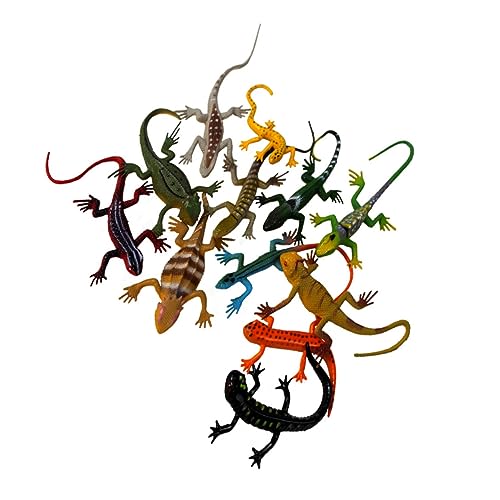 CORHAD 12Stücke Eidechsenmodell Realistische Reptilienfiguren für Rollenspiele und Kognitives Lernen Weichem Griff Garten CORHAD 12Stücke Eidechsenmodell Realistische Reptilienfiguren für Rollenspiele und Kognitives Lernen Weichem Griff Garten von CORHAD