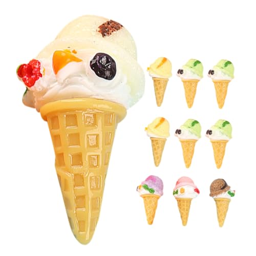 CORHAD 12Stücke Teiliges Künstliche Eiscreme Requisiten aus Harz Lebensechte Mini Dekoration für DIY Projekte und Hausdekoration Realistische Eisdessert Attrappe CORHAD 12Stücke Teiliges Künstliche Eiscreme Requisiten aus Harz Lebensechte Mini Dekoration für DIY Projekte und Hausdekoration Realistische Eisdessert Attrappe von CORHAD