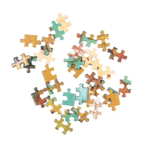 CORHAD 150 Stück Teiliges Mini papierpuzzle mit Sonnenblumenmotiv Kreatives Lernspiel für Erwachsene Pädagogisches Jigsaw Präzise Geschnitten Platzsparend im Reagenzglas Entspannendes von CORHAD