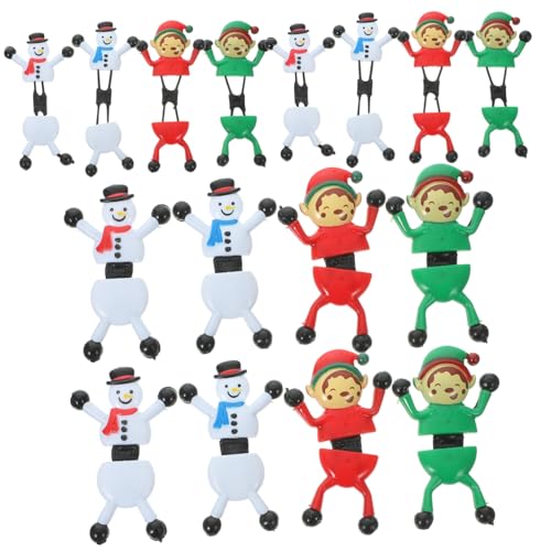 CORHAD 16 Stück Weihnachten Dehnbare Biegsame Mann Dehnbare Stressabbau-spielzeuge Weihnachtstaschenfüller CORHAD 16 Stück Weihnachten Dehnbare Biegsame Mann Dehnbare Stressabbau-spielzeuge Weihnachtstaschenfüller von CORHAD