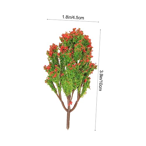 CORHAD 18 Stück Teiliges Künstliche Baum Modelle Miniatur Garten Dekoration Detailreiche Langlebige Plastik Bäume für Sandtisch Landschaftsmodell DIY Mikro Landschaft Zubehör von CORHAD