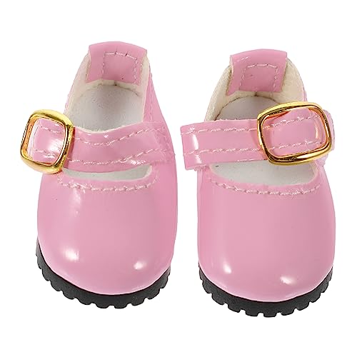 CORHAD 1Paar Mädchenpuppenschuhe aus Leder Dekorative Puppen Schuhe für Puppen Bequem und Perfektes Zubehör für Puppenkleidung CORHAD 1Paar Mädchenpuppenschuhe aus Leder Dekorative Puppen Schuhe für Puppen Bequem und Perfektes Zubehör für Puppenkleidung von CORHAD