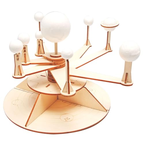 CORHAD 1Satz DIY Sonnensystem Modellset Aus Holz Weltraumspielzeug Für Jahren Kreatives Bastelprojekt Wissenschaft Und Experimenten Als Lehrmaterial von CORHAD