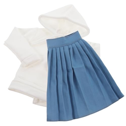 CORHAD 1Satz Doll Outfit für Mädchenpuppen Dekoratives Sweatshirt Rock für Große Puppen Kreative und Puppenkleidung zum Ankleiden von CORHAD