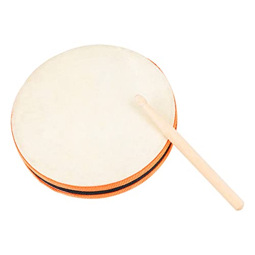 CORHAD 1Satz Handtrommel aus Tragbares Musikspielzeug für Fördert Frühe Bildung und Musikalität für Kreative Spielstunden Sicher und Verarbeitet von CORHAD