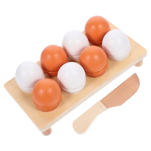 CORHAD 1Satz Holz Schneidespielzeug für Simulierte mit Eiern und Enteneiern Fördert Hand Augen Koordination für Kreative Rollenspiele CORHAD 1Satz Holz Schneidespielzeug für Simulierte mit Eiern und Enteneiern Fördert Hand Augen Koordination für Kreative Rollenspiele von CORHAD