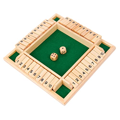 CORHAD 1Satz Holzbrettspiel mit Unterhaltsames Holznummer Würfelspiel für Spieler Interaktive Spielerequisite für Partys für Erwachsene Fördert Mathematische CORHAD 1Satz Holzbrettspiel mit Unterhaltsames Holznummer Würfelspiel für Spieler Interaktive Spielerequisite für Partys für Erwachsene Fördert Mathematische von CORHAD