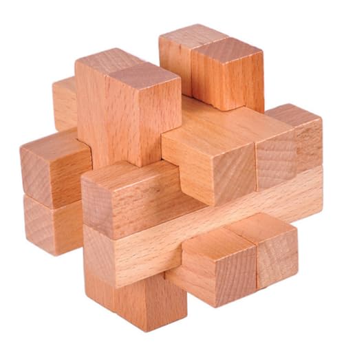 CORHAD 1Satz Luban Schloss Puzzle Teiliges Denkspiel für Ab Jahren Holz Rätsel für Geschicklichkeit und Koordination für Kreative und DIY CORHAD 1Satz Luban Schloss Puzzle Teiliges Denkspiel für Ab Jahren Holz Rätsel für Geschicklichkeit und Koordination für Kreative und DIY von CORHAD