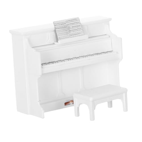 CORHAD 1Satz Mini Klavier und Hocker für Puppenhaus Charmantes Dekorationselement für Miniaturszenen Hochwertiges Kinderspielzeug mit Feiner Verarbeitung Box CORHAD 1Satz Mini Klavier und Hocker für Puppenhaus Charmantes Dekorationselement für Miniaturszenen Hochwertiges Kinderspielzeug mit Feiner Verarbeitung Box von CORHAD