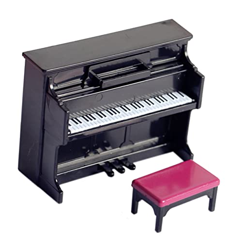 CORHAD 1Satz Miniaturpiano mit Hocker Kleines Klavier Modell für Puppenhaus Deko für Märchengärten Landschaften und Kreative Projekte Details und Langlebig CORHAD 1Satz Miniaturpiano mit Hocker Kleines Klavier Modell für Puppenhaus Deko für Märchengärten Landschaften und Kreative Projekte Details und Langlebig von CORHAD