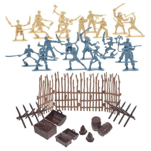 CORHAD 1Satz Piraten Set Für Teiliges Mini Piraten Soldaten Figuren Set Aus Robustem Kunststoff Für Rollenspiele Und Kreative Sicheres Und Langlebiges Für Kleine Piraten von CORHAD