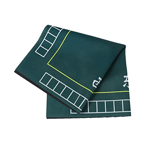 CORHAD 1Stück Mahjong Tischdecke aus Strapazierfähigem Geräuschreduzierende und rutschfeste Spielmatte für Poker und Brettspiele Quadratische Abdeckung Grün CORHAD 1Stück Mahjong Tischdecke aus Strapazierfähigem Geräuschreduzierende und rutschfeste Spielmatte für Poker und Brettspiele Quadratische Abdeckung Grün von CORHAD