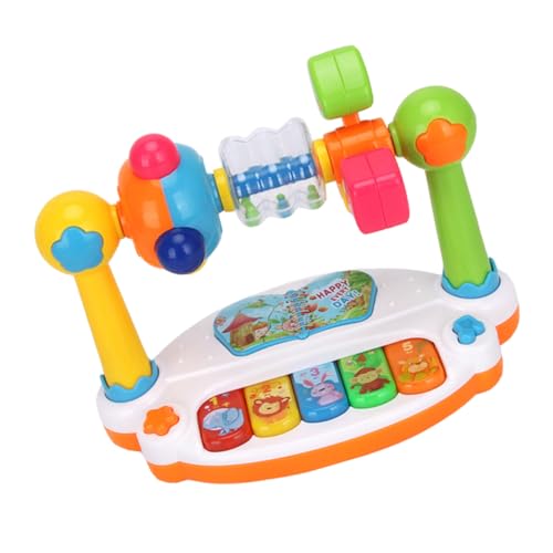 CORHAD 1Stück Multifunktionales Musikspielzeug für Buntes Klavierspielzeug mit Licht und Musik für Frühe und Hand Augen Koordination Perfektes für Geburtstage CORHAD 1Stück Multifunktionales Musikspielzeug für Buntes Klavierspielzeug mit Licht und Musik für Frühe und Hand Augen Koordination Perfektes für Geburtstage von CORHAD