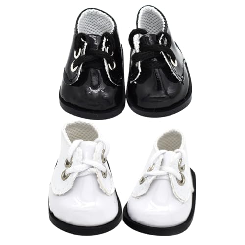 CORHAD 2 Paare Mini Plüsch Puppenschuhe aus Kunstleder Freizeit Sneaker für Puppen Dekorative Miniatur Schuhe für DIY Puppenhaus und Puppenzubehör CORHAD 2 Paare Mini Plüsch Puppenschuhe aus Kunstleder Freizeit Sneaker für Puppen Dekorative Miniatur Schuhe für DIY Puppenhaus und Puppenzubehör von CORHAD