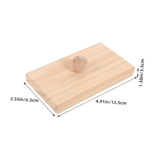 CORHAD 2 Paare Percussion Block Holz Klangbrett mit Sandblock Musikinstrumente für Rhythmusförderung und Früherziehung Montessori Lernspielzeug für Musikalische Kreativität und von CORHAD