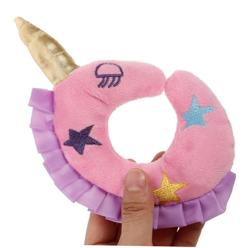 CORHAD 2 STÜCK Puppen Accessoires mit Einhorn Nackenkissen und Schlafmaske für Mädchen Puppen Spielkoffer Zubehör von CORHAD