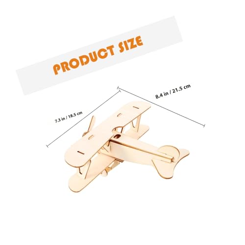 CORHAD 2 Sätze Holzflugzeug Modellbausatz Puzzle DIY Flugzeug Bausatz aus Holz Stabiles Bastelset mit Glatter Oberfläche Sicheres Lernspielzeug für Jungen und Mädchen Dekoratives CORHAD 2 Sätze Holzflugzeug Modellbausatz Puzzle DIY Flugzeug Bausatz aus Holz Stabiles Bastelset mit Glatter Oberfläche Sicheres Lernspielzeug für Jungen und Mädchen Dekoratives von CORHAD
