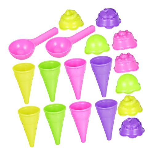 CORHAD 2 Sätze Sandspielzeug Eiscreme Moulds Kreative Sandburgen Formen Leicht Tragbar Für Innen Außen Sommer Strand Spaß CORHAD 2 Sätze Sandspielzeug Eiscreme Moulds Kreative Sandburgen Formen Leicht Tragbar Für Innen Außen Sommer Strand Spaß von CORHAD