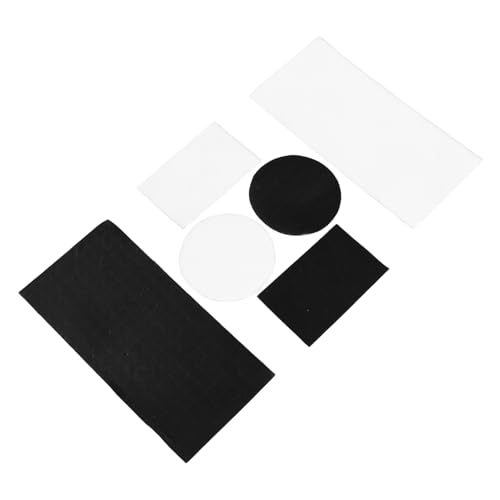 CORHAD 2 Satz Wasserdichtes Reparaturset für Kites Teiliges Selbstklebendes Klebeband in Weiß und Schwarz Vielseitig Einsetzbar zum Abdichten und Reparieren Großer Risse bei Outdoor von CORHAD