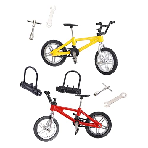 CORHAD 2 Sets Fahrrad Schreibtisch Spiel Aluminium Legierung Spielzeug Jungen Unterhaltung Produkt von CORHAD