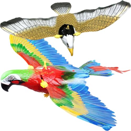 CORHAD 2 Stück Elektrisches Vogelspielzeug Fliegendes mit Sanften Kanten Fördert Eltern Junge Mädchen interaktion Spielend Einfach als Geschenk für Jungen und Mädchen von CORHAD