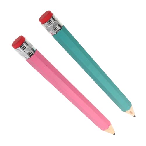CORHAD 2 Stück Große Holz Buntstifte Bunte Jumbo Bleistifte mit Dickem Schaft Multifunktionale Riesenstifte für Schule Büro Basteln Dekoration Spiel und Partyspaß CORHAD 2 Stück Große Holz Buntstifte Bunte Jumbo Bleistifte mit Dickem Schaft Multifunktionale Riesenstifte für Schule Büro Basteln Dekoration Spiel und Partyspaß von CORHAD
