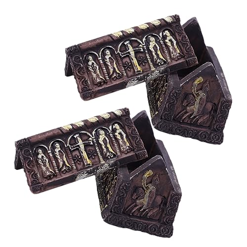 CORHAD 2 Stück Halloween-Themen-sarg-Ornamente, Halloween-partygeschenke, Mikro-sarg-Requisiten von CORHAD