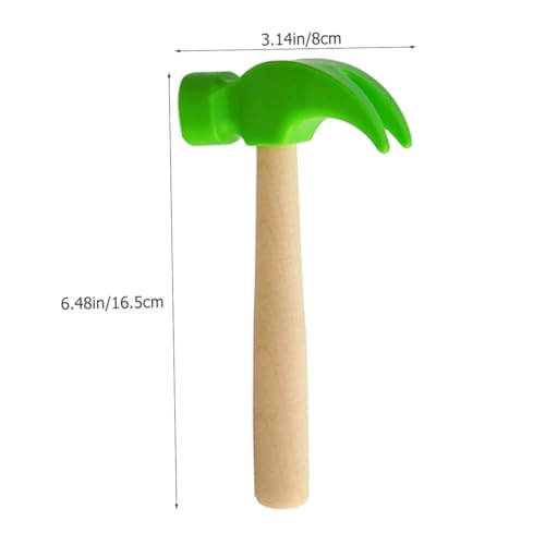 CORHAD 2 Stück Hammer Robuste Holzgriff mit freiem PP Kunststoff Kopf Leichtes Lernspielzeug Feinmotorik Hand Auge koordination und Stressabbau Geschenk für Junge Mädchen und CORHAD 2 Stück Hammer Robuste Holzgriff mit freiem PP Kunststoff Kopf Leichtes Lernspielzeug Feinmotorik Hand Auge koordination und Stressabbau Geschenk für Junge Mädchen und von CORHAD