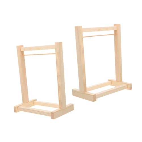 CORHAD 2 Stück Holz Puppen Kleiderständer Miniatur Puppenhaus Garderobe für Vielseitige Kleidung Aufbewahrung Stabiles Holz Platzsparend Einfache Montage für Puppenzubehör CORHAD 2 Stück Holz Puppen Kleiderständer Miniatur Puppenhaus Garderobe für Vielseitige Kleidung Aufbewahrung Stabiles Holz Platzsparend Einfache Montage für Puppenzubehör von CORHAD